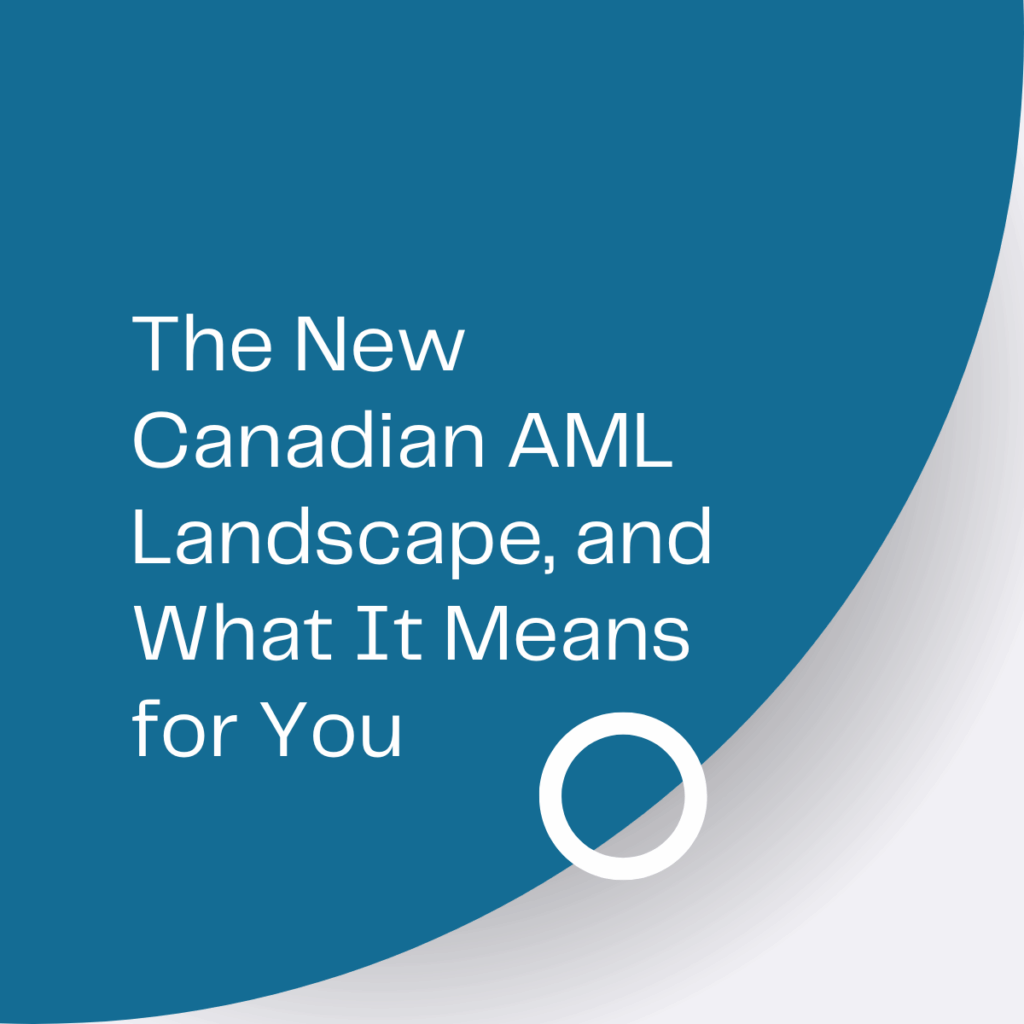 Canadian AML Landscape